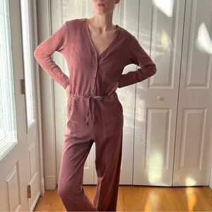 Old Navy Washed Rust Jumpsuit